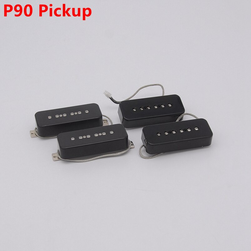 YX-1 ชุด Epi USA P90 รถกระบะ / P-90 Alnico กีตาร์ไฟฟ้ารถกระบะ Chrome Silver สกรูกีตาร์อุปกรณ์เสริม