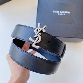 เข็มขัด SAINT LAURENT BELT ( สามารถใส่ได้ทั้งชาย&amp;ญิง )   เข็มขัดรุ่นคลาสสิค💚