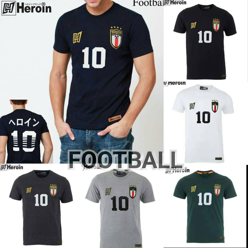 เสื้อยืด All designs, Heroin T-Shirt รหัสรุ่น Football