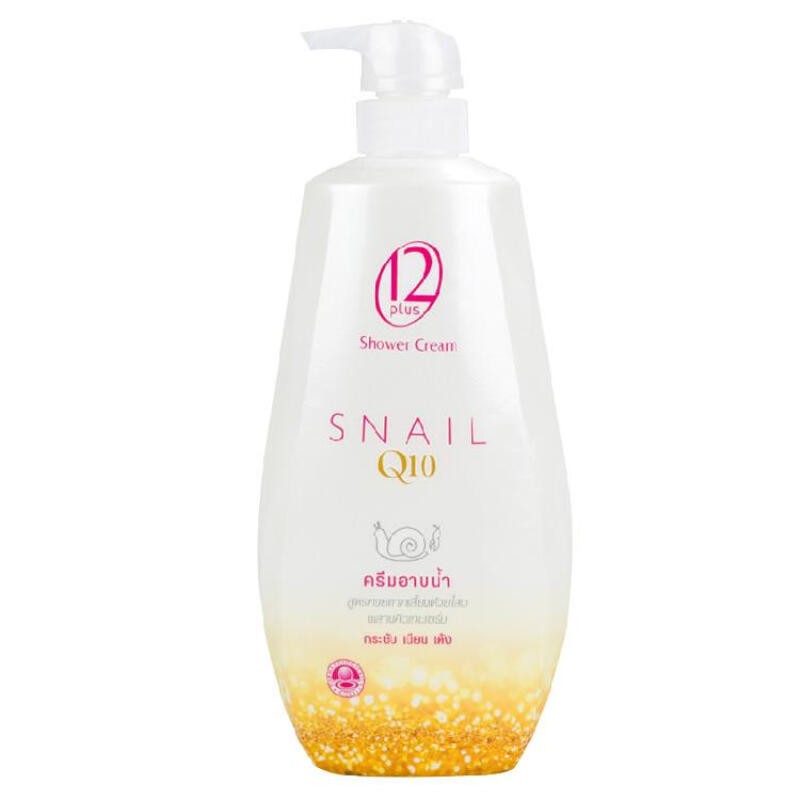 12 Plus Snail Q10 | ทเวลฟ์พลัส สเนล คิวเทน ครีมอาบน้ำ 450มล.