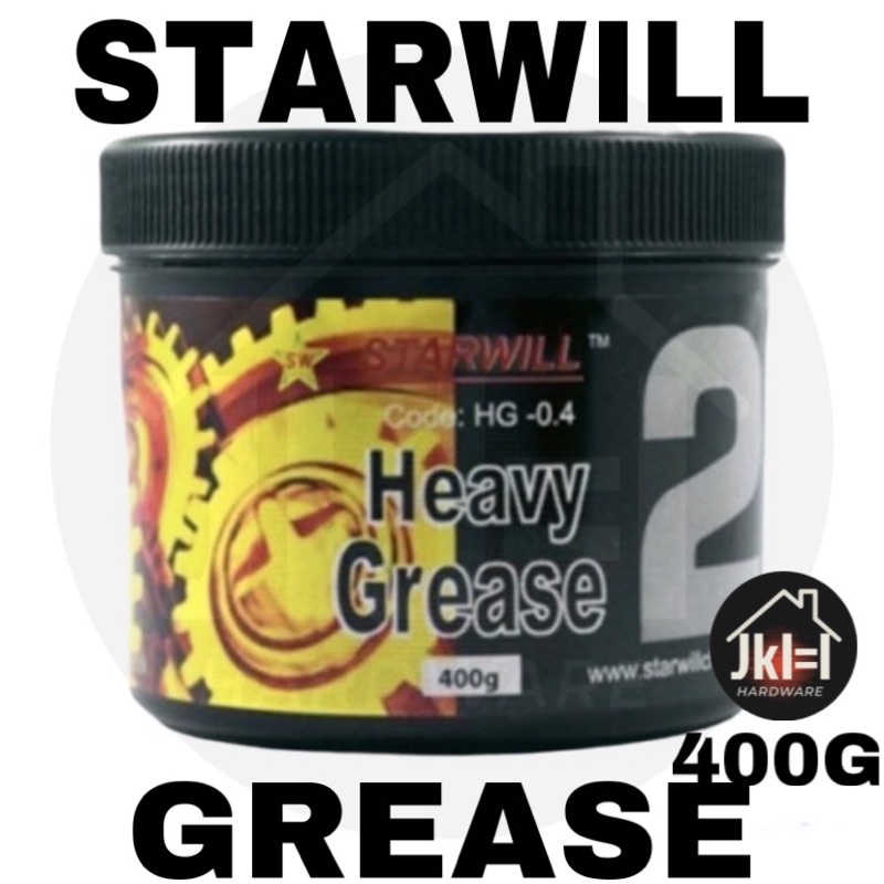 STARWILL HG-04 400GM TEMPERATURE HEAVY GREASE BEARING GREASE MINYAK GRIS GENERAL / BEARING GREASE
