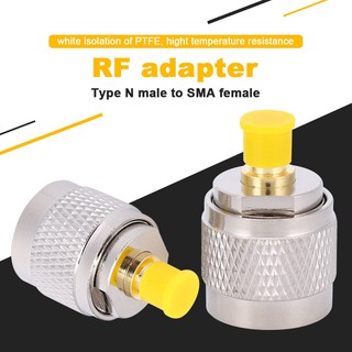 [Ready Stock] ซื้อ 2 ชิ้น รับส่วนลด 2% อะแดปเตอร์ Type N Male To SMA Female RF Connector Coaxial Adapter