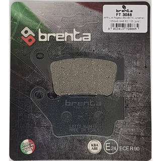 ผ้าเบรคหลัง ยี่ห้อ Brenta สำหรับ Aprilia BMW Ducati Honda Husqvarna KTM (Brenta Brake Pads FT3088) รหัสสินค้า AB7192