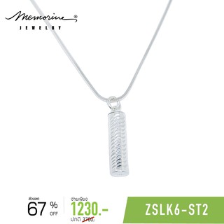 Memorine Jewelry สร้อยคอพร้อมจี้เงินแท้ 925 : ZSLK6-ST2