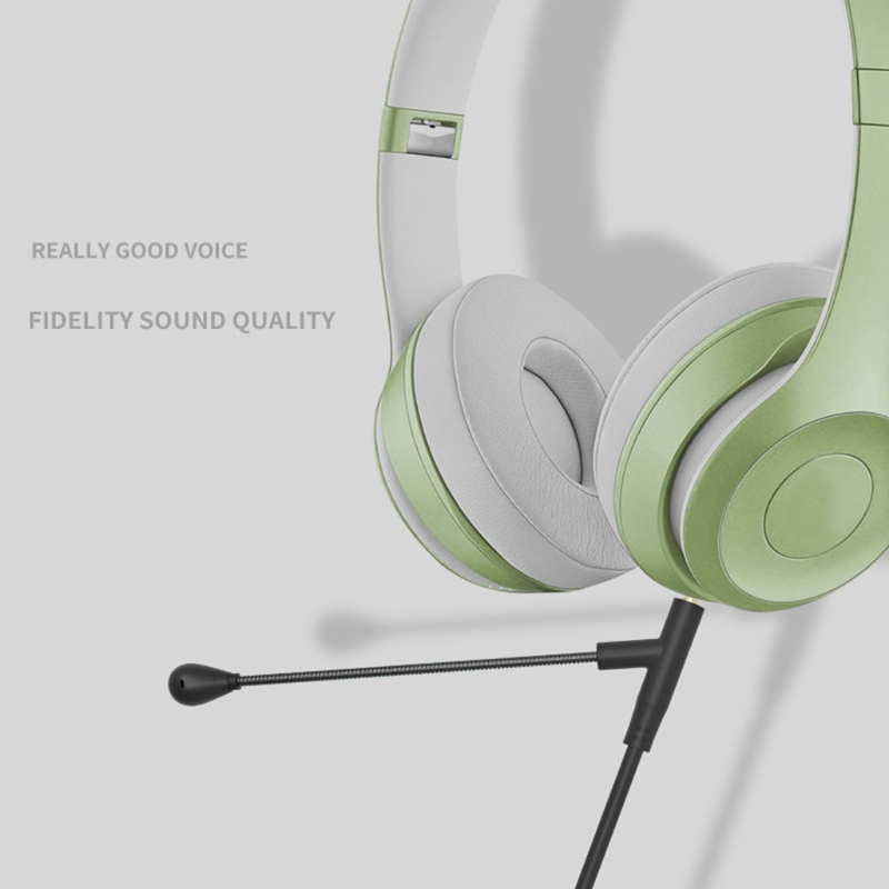 สายหูฟัง GODD พร้อมไมโครโฟนสําหรับชุดหูฟังสําหรับเล่นเกม Boom V-MODA Crossfade M-100