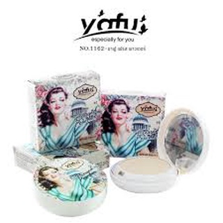 YAFU แป้งยาฟูฟอลรอล ไวท์เทนนิ่ง ฟลอเลส พาวเดอร์ ฟาวเดชั่น 1162 Floral Whitening Flawless Powder Foundation SPF40 PA+++