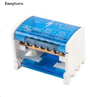 Easyturn บล็อกขั้วต่อรางดิน Wkh207 เชื่อมต่อโมดูลาร์ Th