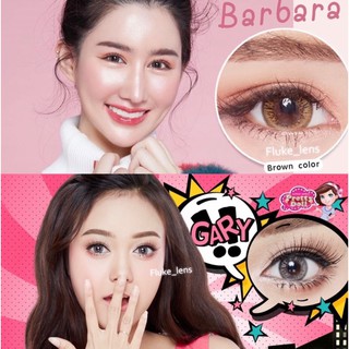 บิ๊กอาย ตาโต Barbara , Lolita 💓 gray brown คอนแทคเลนส์สีน้ำตาล สีเทา แบรนด์: Prettydoll , Pitchylens , wink