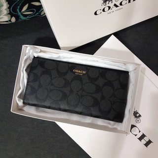 COACH F74599 BREAST POCKET WALLET IN SIGNATURE LEATHERแท้💯outlet