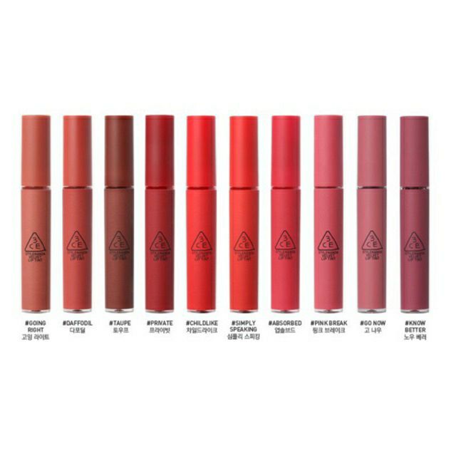3CE Velvet Lip Tint(พร้อมส่ง)ของแท้100%