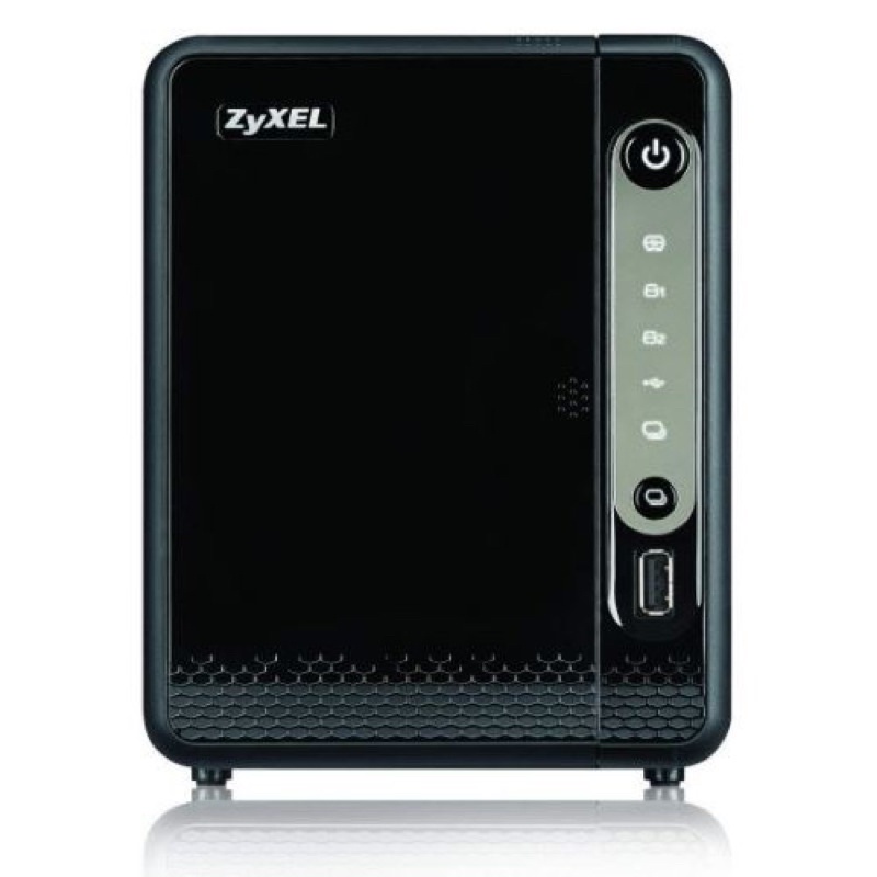 NAS (อุปกรณ์จัดเก็บข้อมูลบนเครือข่าย) ZYXEL 2-BAY (NAS326) MARVELL ARMADA 380 1.3 GHz DDR3 512MB ประ