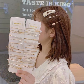 กิ๊บติดผมไข่มุกเกาหลีผู้หญิงหน้าม้าหวาน