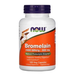 NOW Foods, Bromelain, 500 mg, 120 Veg Capsules