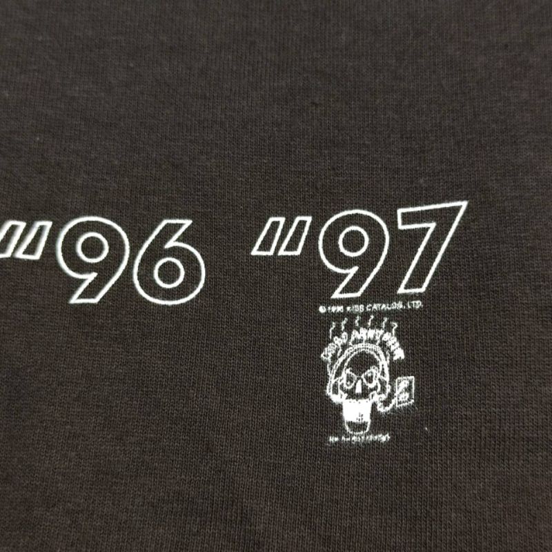 KISS ฟอกไบโอ เสื้อวินเทจ เสื้อทัวร์วงร๊อค ป้าย USA  heavy vintage shirt