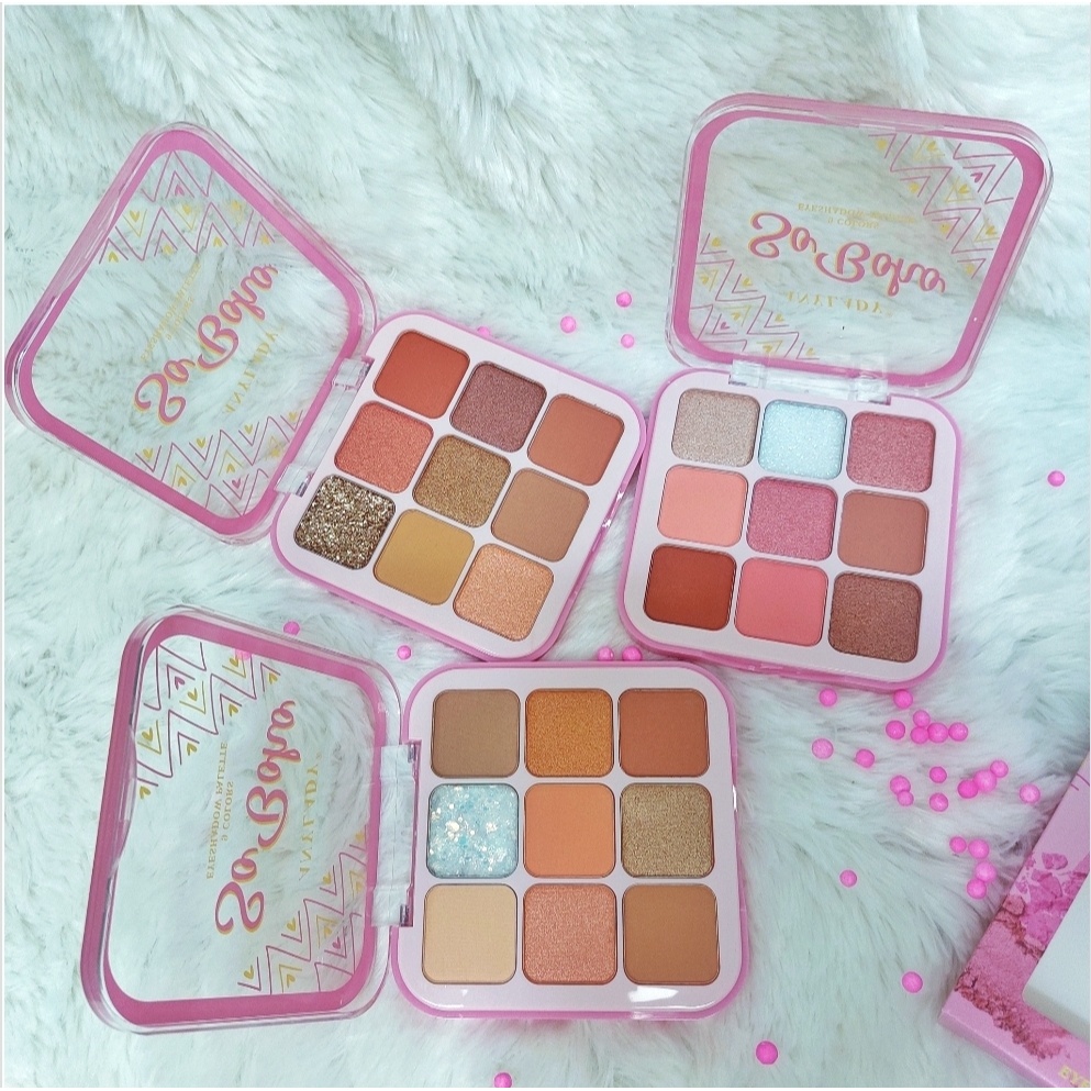[พร้อมส่ง] Anylady พาเลทอายแชโดว์ 9 สี เนื้อดินน้ำมัน แมท ชิมเมอร์ สี ...