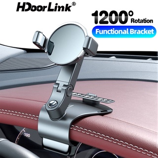 ที่วางโทรศัพท์มือถือ Hdoorlink 6 สไตล์มัลติฟังก์ชั่น 1200o หมุนได้ 360o สําหรับติดรถยนต์