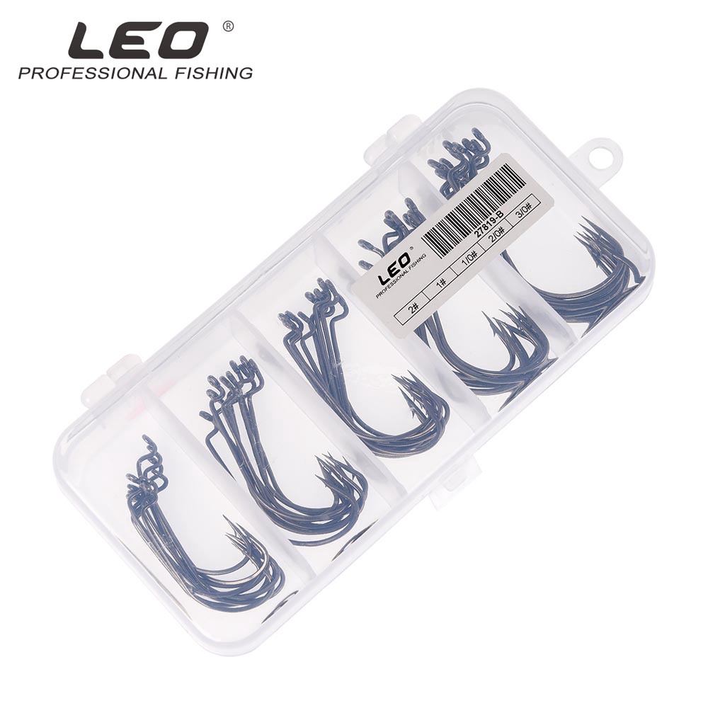 hooks เหล็กคาร์บอนสูง 50 ชิ้น สำหรับตกปลา เพื่อตกปลาแบส ทราวท์ น้ำเค็ม และน้ำจืด