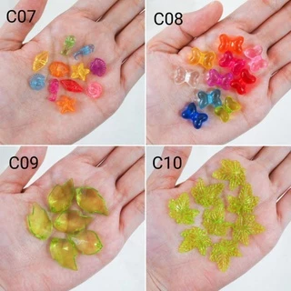 ลูกปัดแบบใสคละสี 15g / 30g (รอบส่งทุกวัน)