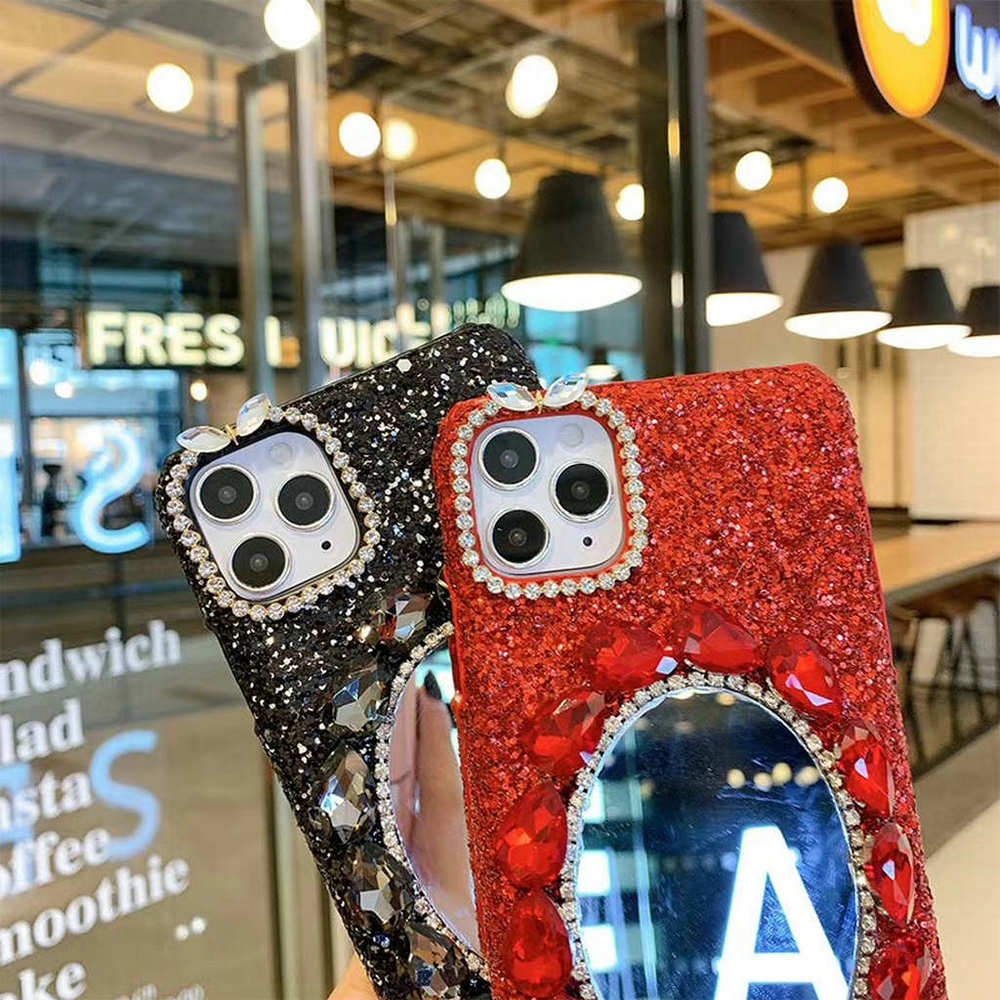 Mirror เคส Glitter Bling Diamond OPPO A31 A5 A9 2020 A91 Reno 3 2F A3s ...