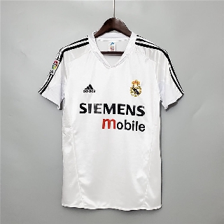 เสื้อกีฬาฟุตบอล real madrid 04/05 real madrid retro 2004 2005