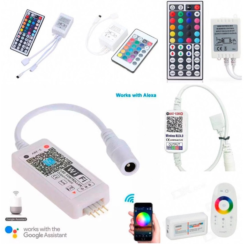 รีโมทคอนโทรล DC 12v สำหรับ RGB 2835-5050 SMD LED Strip