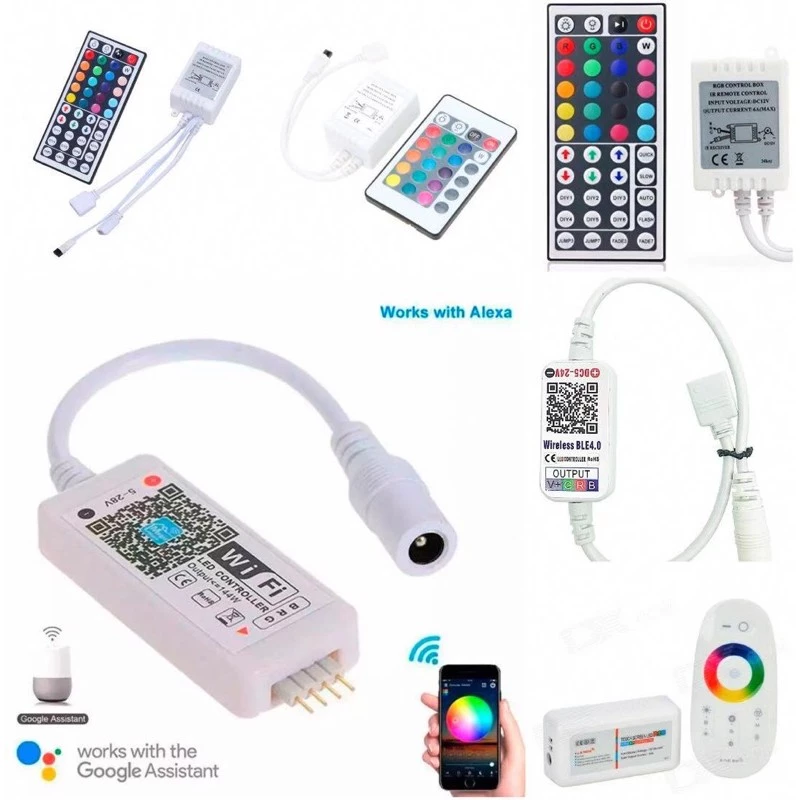 รีโมทคอนโทรล DC 12v สำหรับ RGB 2835-5050 SMD LED Strip