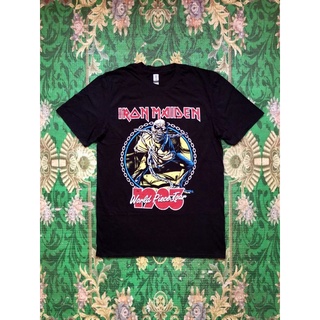 ผ้าฝ้าย 100%🎸IRON MAIDEN เสื้อวง Iron Maiden สินค้านำเข้า ลิขสิทธิ์แท้S-3XL