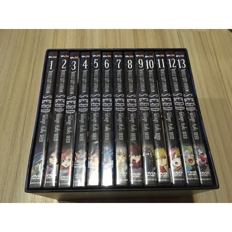 DVD gundam seed boxset ของเเท้ลิขสิทธิ์ dex