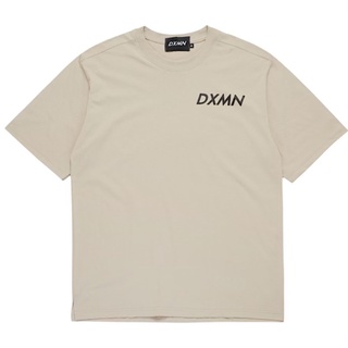 เสื้อยืดผ้าฝ้ายพิมพ์ลายแฟชั่น DXMN DOUBLE LOGO TEE