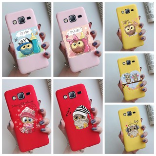 เคสโทรศัพท์ Tpu แบบนิ่มลายนกฮูกน่ารักสําหรับ Samsung Galaxy J5 2015 / J7 2015 /J7 Core / Neo / Nxt / Duos