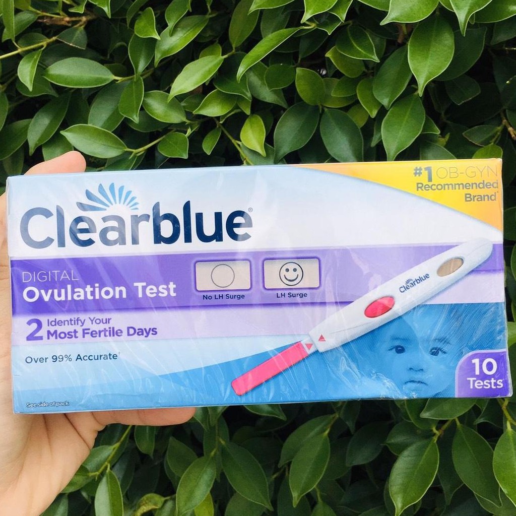 Clearblue® Digital Ovulation Test Kit 10 Tests อุปกรณ์ทดสอบการตกไข่แบบดิจิตอล เพิ่มโอกาสในการตั้งครร
