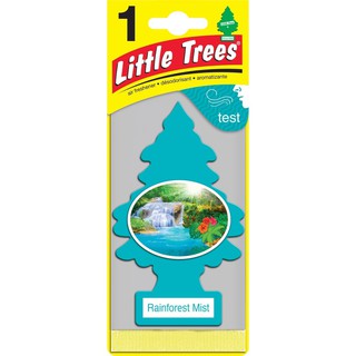 น้ำหอมปรับอากาศ little trees กลิ่น Rainforest mist หอมนานกว่า 5 สัปดาห์