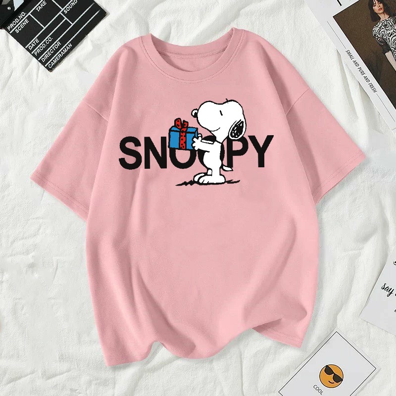 เสื้อยืดคอกลมผ้านิ่มใส่สบาย ลายแฟชั่นวินเทจ พร้อมส่ง T-127