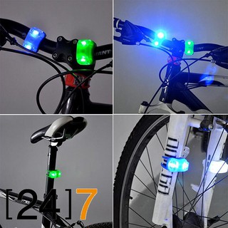 (24)7 Bright LED light Bicycle ไฟติดจักรยาน  LED แบบซิลิโคน