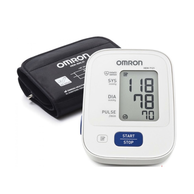 OMRON Automatic Blood Pressure Monitor HEM-7121 เครื่องวัดความดันรุ่นพร ...