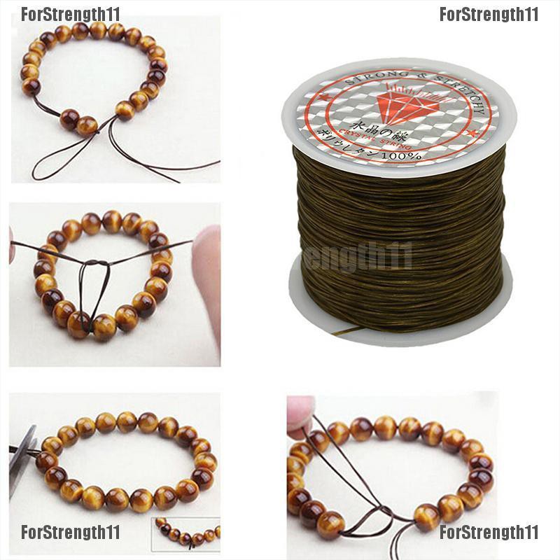 thro 50M Strong Stretch Elastic Cord Wire rope Bracelet Necklace String