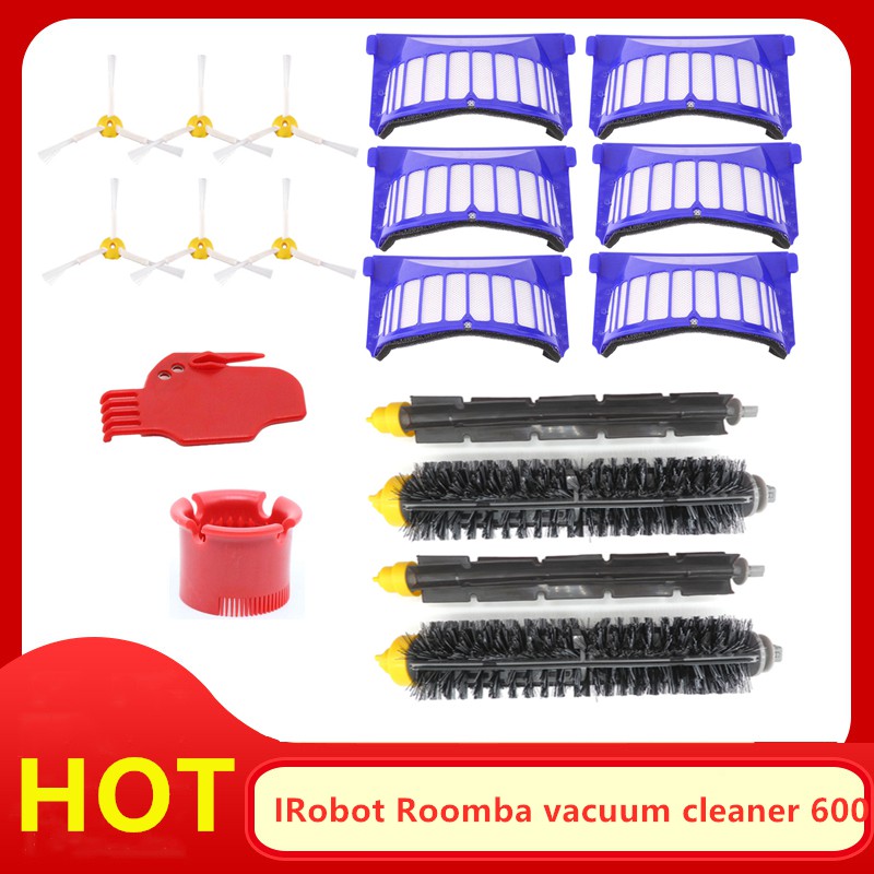 [New]Hepa Filter Side Brush Brush Roll for IRobot Roomba I7 E5 E6 I