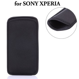 เคสกระเป๋า ผ้านีโอพรีน แบบยืดหยุ่น สําหรับ SONY XPERIA Z5 Z2 Z3 Compact XZ2 XZ1