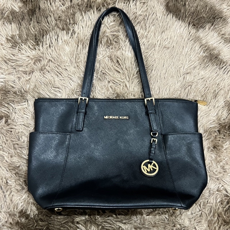 Michael Kors Handbag Ciara LG Tote Bag Leather Luggage (35T8GC6T9L)