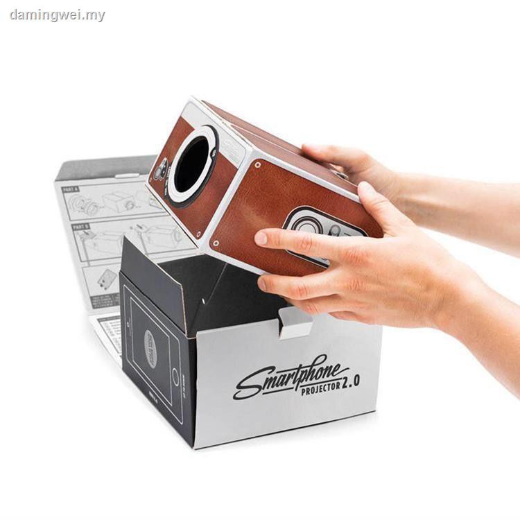┅Mobile phone projector mini DIY mini mini entertainment projector portable wall-mounted home indoor