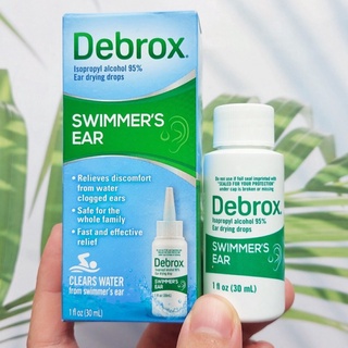 ผลิตภัณฑ์ ลดอาการหูอุดตัน หลังว่ายน้ำ อาบน้ำ หรือสระผม Swimmers Ear 30 mL (Debrox®) Drying Drops for Adults &amp; Kids