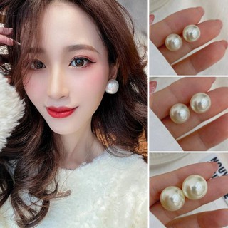 ต่างหูมุกแบบเจาะมี3ไซส์น่ารักๆ แวววาวประกายมุก