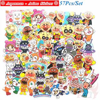 ❉ Anpanman - Series 02 Anime สติ๊กเกอร์ ❉ 57Pcs/Set DIY Fashion Luggage Laptop Skateboard Doodle Decals สติ๊กเกอร์