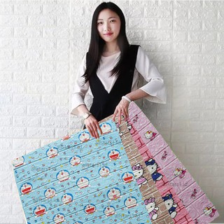 *ลดล้างสต็อก*วอลเปเปอร์ติดผนัง 3มิติ  มีกาวในตัว ตกแต่งห้อง …