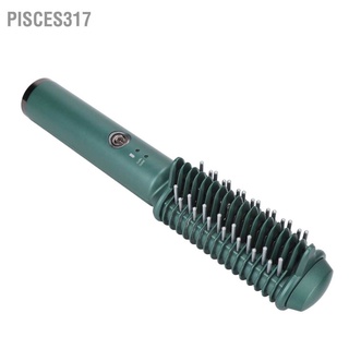 Pisces317 แปรงดัดผม แบบไร้สาย ทําความร้อนเร็ว ชาร์จ Usb