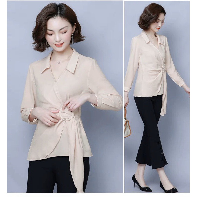 เสื้อเชิ้ตสํานักงาน MINA sm303