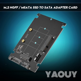 NGFF 2 SATA 1 Hard to &amp; Disk M 2 Card SSD Adapter Mini mSATA Converter 3 0 In