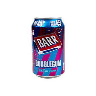 Barr Bubblegum 330ml. ราคาสุดคุ้ม ซื้อ1แถม1 บาร์ร์บับเบิ้ลกัม 330 มล. ราคาสุดคุ้มซื้อ 1 แถม 1