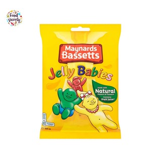 Maynards Bassetts Jelly Babies Bag 190g เมย์นาร์ด บาสเซตต์ เยลลี่ เบบี้ แบบถุง 190กรัม