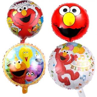 ลูกโป่ง sesame street elmo ขนาด 18 นิ้วสําหรับตกแต่งงานปาร์ตี้